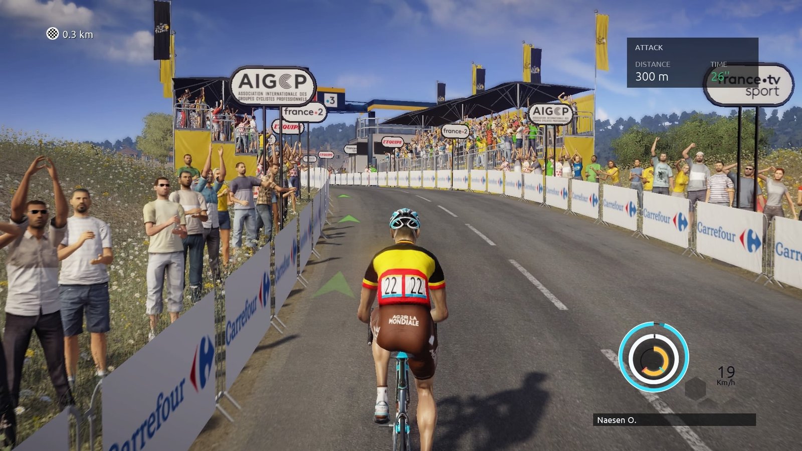 Imagem do jogo Tour de France 2018