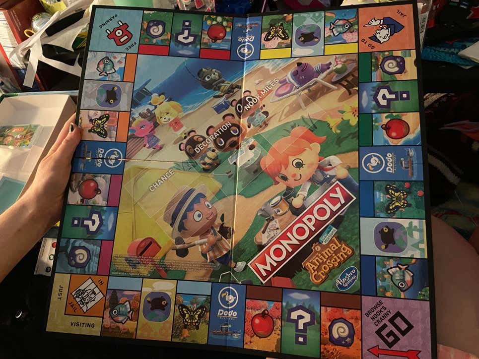 Monopoly Animal Crossing Tabuleiro