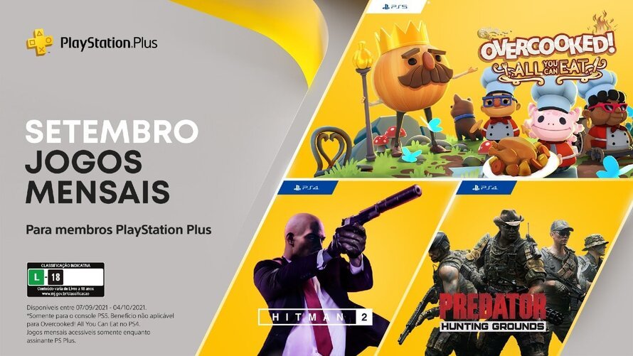 PlayStation Plus Setembro